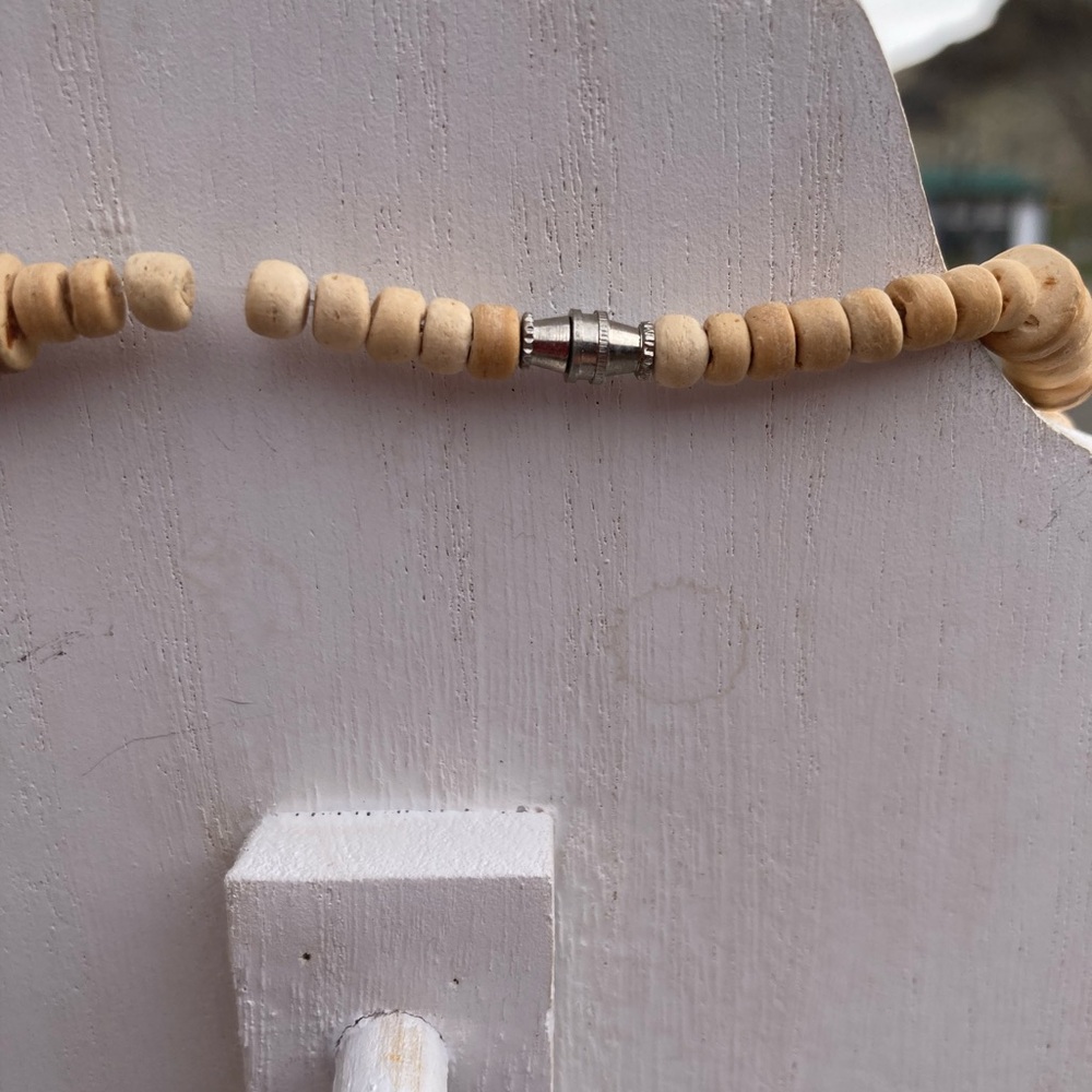 Natural Beaded Necklace 19” long - Picture 4 of 8